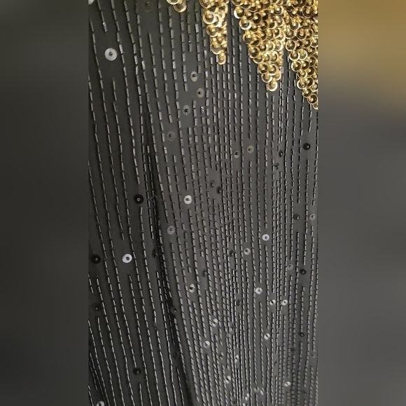 Niteline | Silk Beaded Asemetrical Formal Gown - Picture 10 of 12